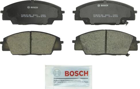 BOSCH BC829 QuietCast Premium Ceramic Disc Brake Pad Set - Compatible with Select Acura CSX, RSX; Honda Civic, S2000; FRONT in Saudi Arabia