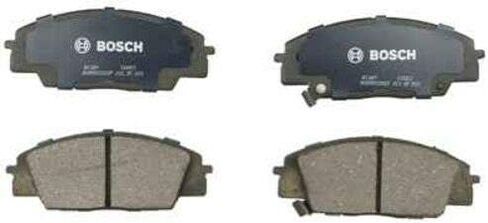 BOSCH BC829 QuietCast Premium Ceramic Disc Brake Pad Set - Compatible with Select Acura CSX, RSX; Honda Civic, S2000; FRONT in Saudi Arabia
