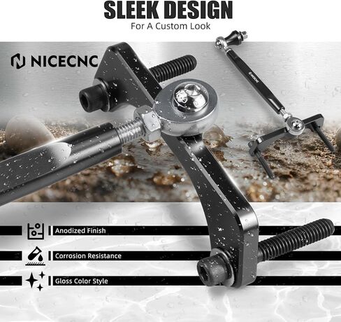 NICECNC Black M8 Touring Rear Stabilizer Compatible with Harley Street Glide FLHX 2017-2025,Compatible with Harley CVO Road Glide FLTRXSTSE ST 2024 See Fitments in Saudi Arabia