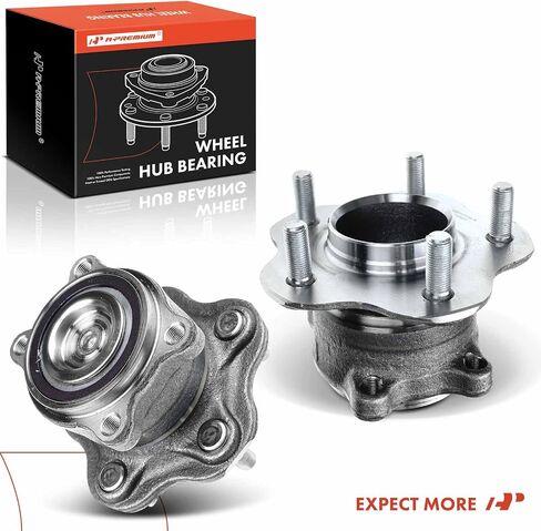 A-Premium 2 × محمل العجلة الخلفية ومجموعة المحور مع 5 عروات متوافقة مع Nissan Murano 2009-2014، Quest 2011-2017 in Saudi Arabia