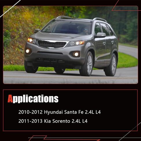 AUCERAMIC 28140-2P200 خرطوم دخول الهواء للمحرك مناسب لـ 2010-2012 Hyundai Santa Fe، 2011-2013 Kia Sorento 2.4L L4 in Saudi Arabia