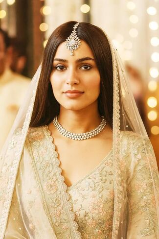 Touchstone Indian Bollywood Stylish Contemporary Designer Jewelry Wedding Head Accessory Mangtika with Beautiful Chain for Women in Gold or Silver Tone for Women. in Kuwait