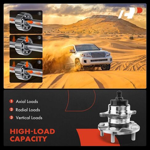 محمل العجلة الأمامية الممتازة ومجموعة المحور مع ABS و5 عروة متوافقة مع Lexus LS430 2001 2002 2003 2004 2005 2006 in Saudi Arabia