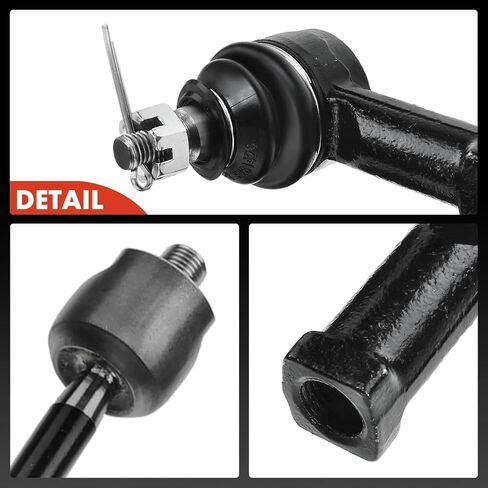 A-Premium Set of 4, Front Inner & Outer Tie Rod End Kit, Compatible with Chrysler Sebring 2001-2005, Mitsubishi Eclipse 2000-2005, Galant 1999-2003, Dodge Stratus 2001-2005 in Saudi Arabia