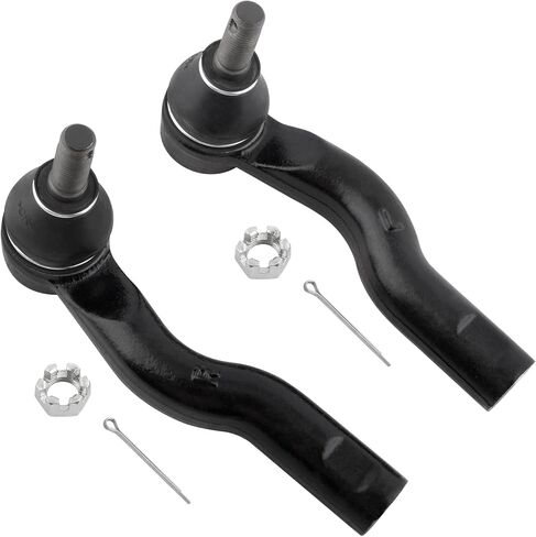 BOXI (مجموعة من 4) أطراف قضيب ربط أمامي داخلي وخارجي تناسب Ford Fusion 2010 2011 2012 (2.5L/3.0L) لسيارة Lincoln MKZ 2011 2012 (هجينة فقط) لسيارة Mercury Milan 2010 2011 | استبدل EV800774 ES800798 ES800797 in Saudi Arabia