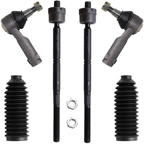 Front Inner and Outer Tie Rod End Kit - 4 Piece - Compatible with 2004-2008 Ford F-150 4WD in Saudi Arabia