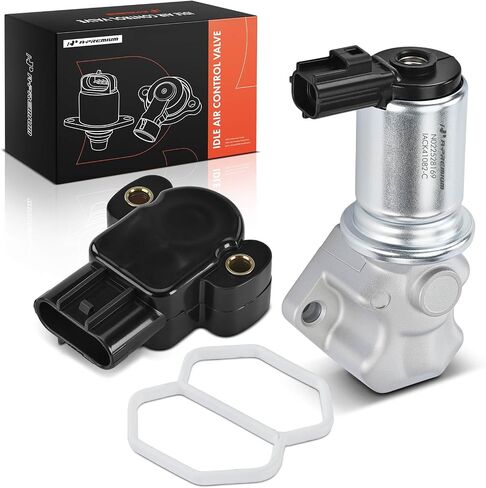 A-Premium Idle Air Control Valve IAC + Throttle Position Sensor TPS Compatible with Ford Escape 2003-2004 & Mazda MPV 2005-2006, 3.0L in Saudi Arabia