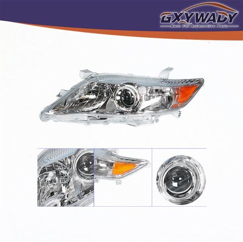 GXYWADY Headlight Assembly Replacement for 2010 2011 10 11 Camry Headlight TO2502191 81150-06500 Left Driver Side in Saudi Arabia