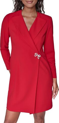 Karl Lagerfeld Women's Long Sleeve Scuba Crepe Blazer Dress in Saudi Arabia