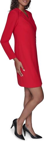 Karl Lagerfeld Women's Long Sleeve Scuba Crepe Blazer Dress in Saudi Arabia