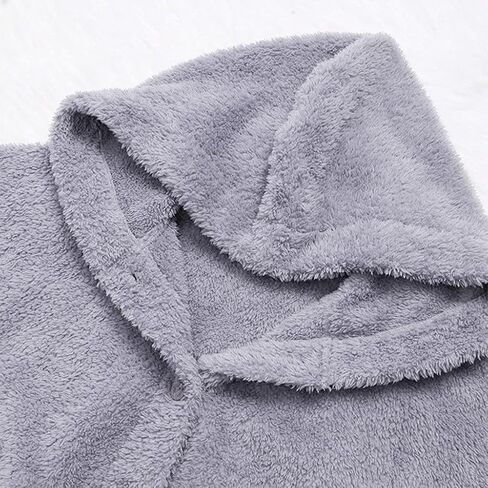 Bed Jackets For Women Plus Size Fuzzy Fleece Coat Cozy Button Hoodies Button Sweater Tops Jacket 2025 Trendy in Kuwait