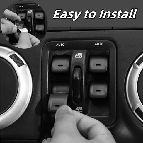 4PCS Aluminum Alloy Center Console Window Switch Cover Interior Trim Kits Window Switch Button Trim Decor Compatible with Jeep Wrangler JK JKU 2012-2017 (Pink) in Saudi Arabia