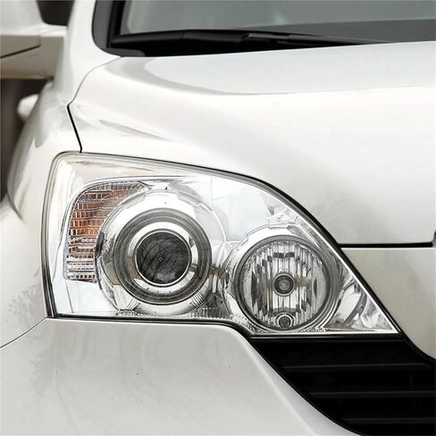 متوافق مع Honda CRV CR-V 2007 2008 2009 2010 2011 ملحقات السيارات استبدال قطعة شفافة أضواء السيارة قذيفة غطاء عدسة المصباح الأمامي (1 قطعة الجانب الأيسر) in Kuwait
