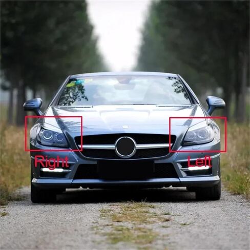 Compatible for-Benz SLK W172 2011 2012 2013 2014 2015 Car Headlight Shell Headlight cover Headlamp Lens Headlight Glass(Right) in Saudi Arabia