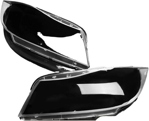 1Pair Front Headlamp Cover Compatible For Bmw 3 Series E90 E91 2006-2012 Facelift Clear Xenon Headlight Lens Shell Left+Right in Saudi Arabia