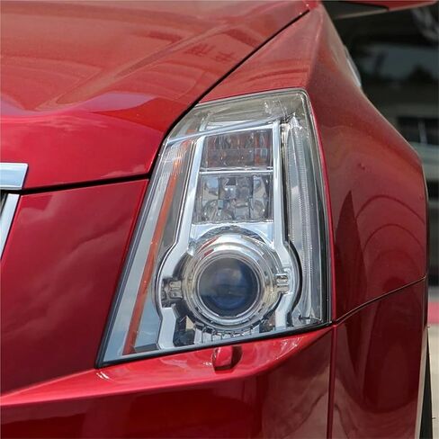 متوافق مع كاديلاك CTS CTS-V كوبيه 2008 2009 2010 2011 2012 2013 2014 2015 ملحقات السيارة مادة الكمبيوتر الشفافة غطاء المصباح الزجاجي (1 قطعة الجانب الأيسر) in Kuwait
