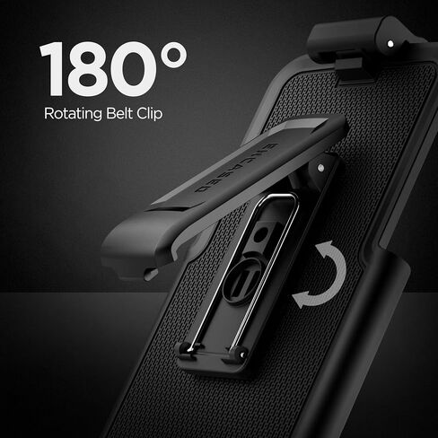 Encased Compatible with iPhone 16 Plus Case with Built-in Screen Protector and Phone Holster Belt Clip (Compatible with MagSafe) Heavy-Duty Hybrid Rugged Cover in Kuwait