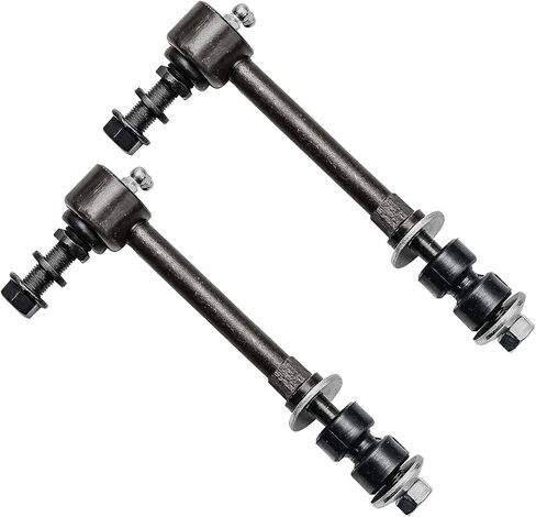 Detroit Axle - Front 10pc Suspension Kit for 2001-2002 Toyota Sequoia, 2002 Tundra, 4 Upper & Lower Ball Joints, 4 Inner & Outer Tie Rods, 2 Sway Bar Links Replacement in Saudi Arabia