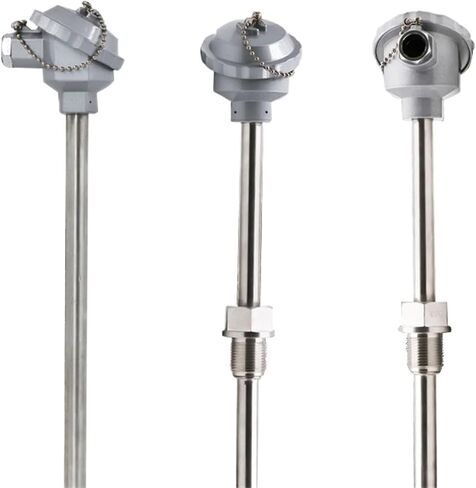 PT100 Type Temperature Sensor WRN-130/230 Probe Transmitter Armored Stainless Steel Explosion-Proof Platinum RTD thermocouple(WZP-130 300mm) in Saudi Arabia
