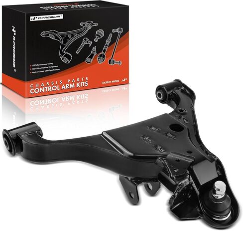 A-Premium Front Right Lower Control Arm, with Ball Joint & Bushing, Compatible with Nissan Frontier 2005-2018, Pathfinder 2005-2012, Xterra 2005-2015, Suzuki Equator 2009-2012 in Saudi Arabia