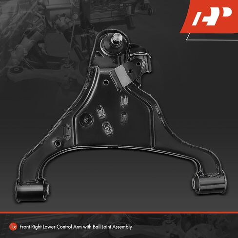 A-Premium Front Right Lower Control Arm, with Ball Joint & Bushing, Compatible with Nissan Frontier 2005-2018, Pathfinder 2005-2012, Xterra 2005-2015, Suzuki Equator 2009-2012 in Saudi Arabia