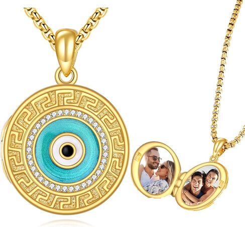 Evil Eye/Ankh/Hamsa Necklace 925 Sterling Silver Protection Pendant Necklace Protection Jewelry Gifts for Women in Kuwait