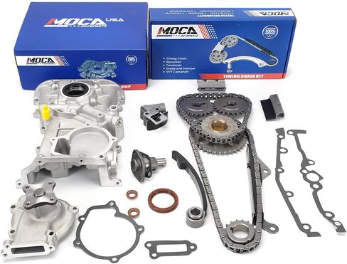 MOCA Timing Chain Kit with Water Pump & Oil Pump Fit 1991-1999 for NISSAN Sentra NX 200SX 1.6L L4 16V DOHC Engine Code GA16DE in Saudi Arabia