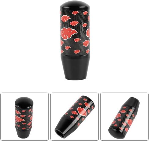 9CM Universal JDM Cloud Black Aluminum+Carbon Manual Gear Shift Knob in Saudi Arabia