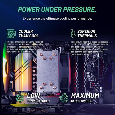 Skytech Chronos 3 Gaming PC Desktop ، Ryzen 7 7700 3.8 GHz (5.3GHz Turbo) ، AMD RX 9060 XT 8GB ، 1TB Gen4 NVME SSD ، 32GB DDR5 RAM 5200 RGB ، 650W GOLD ، WI-FI ، WIN 11 in Kuwait
