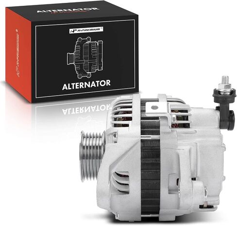 A-Premium Alternator Compatible with Mazda 2 2011 2012 2013 2014 L4 1.5L, 12V 90A 6-Groove Pulley Clockwise, Replace# A2TG1391, ZJ3818300 in Saudi Arabia