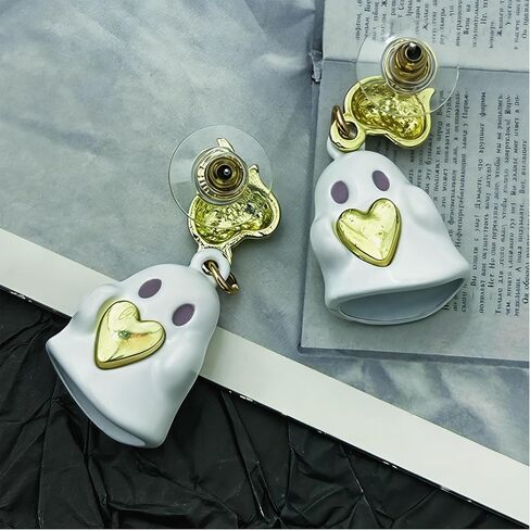 Halloween Earrings for Women Spider Cat Bat Pumpkin Ghost Dangle Earrings Halloween Jewelry Gifts in Saudi Arabia