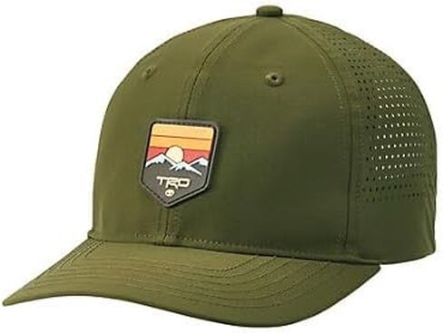 Toyota TRD Sunsetter Baseball Cap, Olive Green, Perforated Design, Snapback Closure, (TA151700) in Saudi Arabia