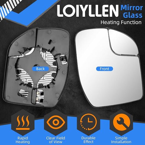 Passenger Side Mirror Replacement for Ford Maverick 2022 2023 2024 - Right Side Mirror Glass, Rear View Mirrors Glass with Power Heated in Saudi Arabia