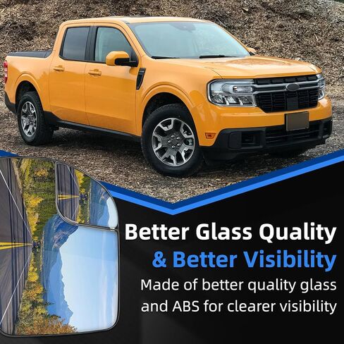 Passenger Side Mirror Replacement for Ford Maverick 2022 2023 2024 - Right Side Mirror Glass, Rear View Mirrors Glass with Power Heated in Saudi Arabia