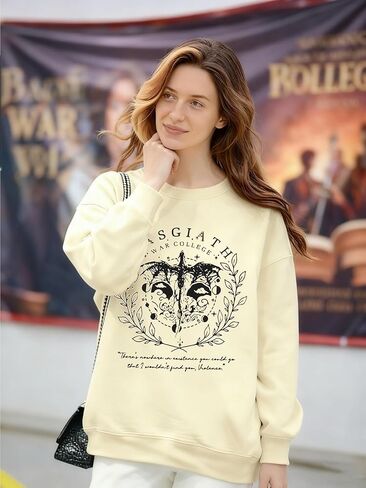 Book Sweatshirt for Women Reading Book Lovers Sweatshirts Funny Bookish Shirts Casual 2 Sided Graphic Pullover Tops in Saudi Arabia