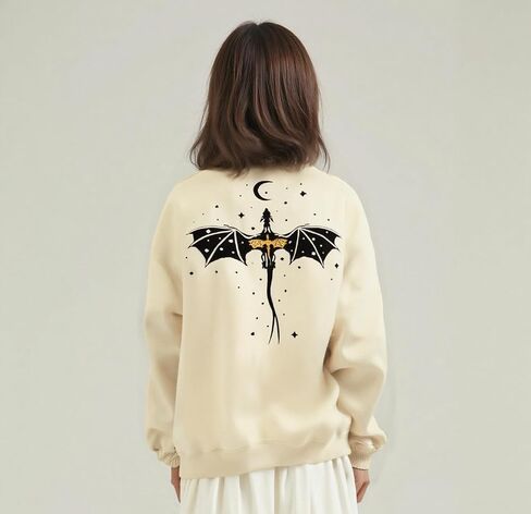 Book Sweatshirt for Women Reading Book Lovers Sweatshirts Funny Bookish Shirts Casual 2 Sided Graphic Pullover Tops in Saudi Arabia