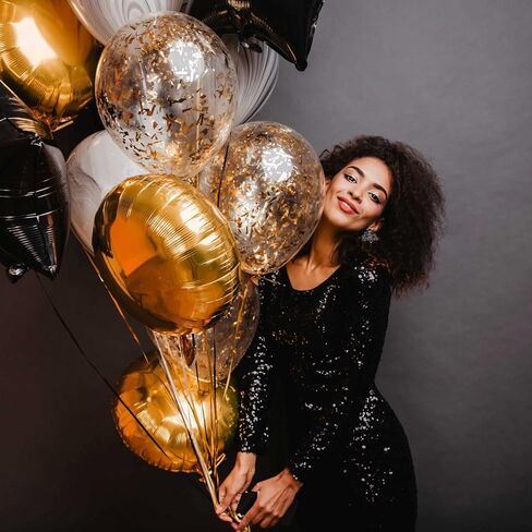 ANGLESJELL أقراط السنة الجديدة السعيدة للنساء أقراط نجمة المينا اللامعة عطلة رأس السنة الجديدة أقراط هدايا مجوهرات الحفلات in Kuwait