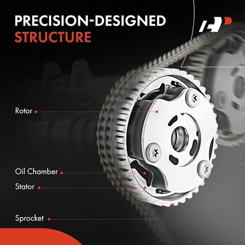 A-Premium Exhaust Engine Variable Valve Timing (VVT) Sprocket Gear Camshaft Adjuster Phaser Compatible with Toyota Tacoma 2016 2017 2018 2019 2020 2.7L in Saudi Arabia