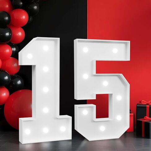 رقم 2FT مضيء لديكور حفلة عيد الميلاد الثاني، رقم سرادق الذكرى السنوية لعيد ميلاد فتاة تبلغ من العمر عامين، رقم سرادق كبير لحدث الحفلات، ذكرى الزفاف، رقم 2 in Kuwait