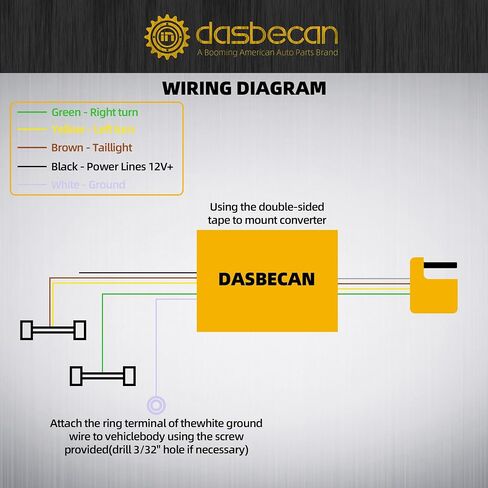 سرج أسلاك مقطورة Dasbecan 56329 متوافق مع Ford Escape Edge Freestar Mercury Mariner Mazda Tribute Lincoln MKX 4-Pin Connector Towing Wiring Kit in Saudi Arabia