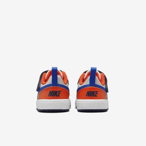 Nike Court Borough Low Recraft Baby/Toddler Shoes (DV5458-401, Midnight Navy/Team Orange/Light Silver) Size 4 in Saudi Arabia