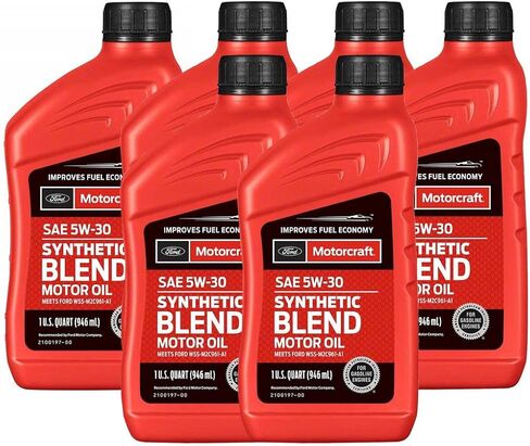 Genuine OEM SAE 5W-30 6 Quarts Premium Synthetic Blend Motor Oils in Saudi Arabia