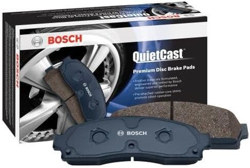 BOSCH BP1084 QuietCast Premium Semi-Metallic Disc Brake Pad Set - Compatible with Select Chrysler Aspen; Dodge Dakota, Durango, Ram 1500; Mitsubishi Raider; Ram 1500, Ram 1500 Classic, Dakota; FRONT in Saudi Arabia