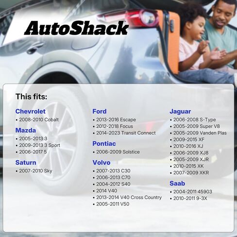 AutoShack Rear Ceramic Brake Pad Set | Replacement for 2012-2018 Ford Focus 2005-2013 Mazda 3 2012-2017 Mazda 5 | 4-PC in Saudi Arabia