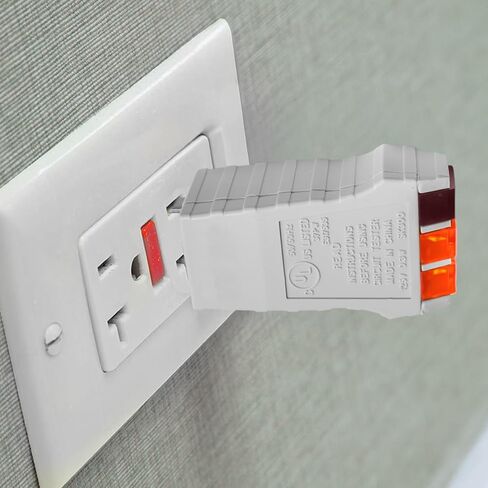 Outlet Tester, Circuit Breaker Finder for Grounding Products, Electric Outlet Tester Plug in Circuit Tester for Standard North American AC, Gray in Saudi Arabia