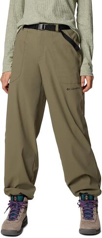 Columbia Womens Brea Falls Nylon Pant, Stone Green, X-Small in Saudi Arabia