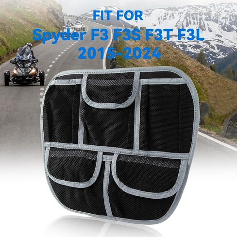 psler Front Trunk Side Organizer for Spyder F3 F3S F3T F3L 2015-2024, Spyder accessories Side Trunk Lid Storage Bag Trunk Lid Organizer for Spyder F3 F3S F3T F3L in Saudi Arabia