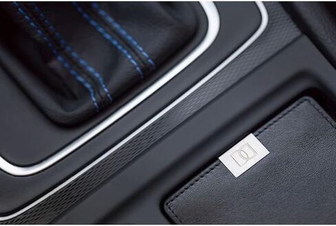 DUN Slim Minimalist Trifold Wallet, RFID Blocking, Luxury Genuine Leather, Contactless, Cash Strap, Handmade in Europe - Black in Saudi Arabia