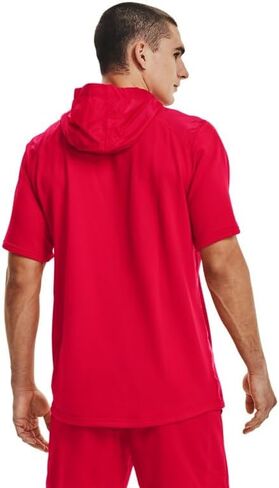 Under Armour Mens Command Short Sleeve Hoodie M Black-white in Kuwait