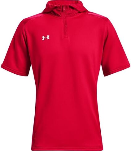 Under Armour Mens Command Short Sleeve Hoodie M Black-white in Kuwait